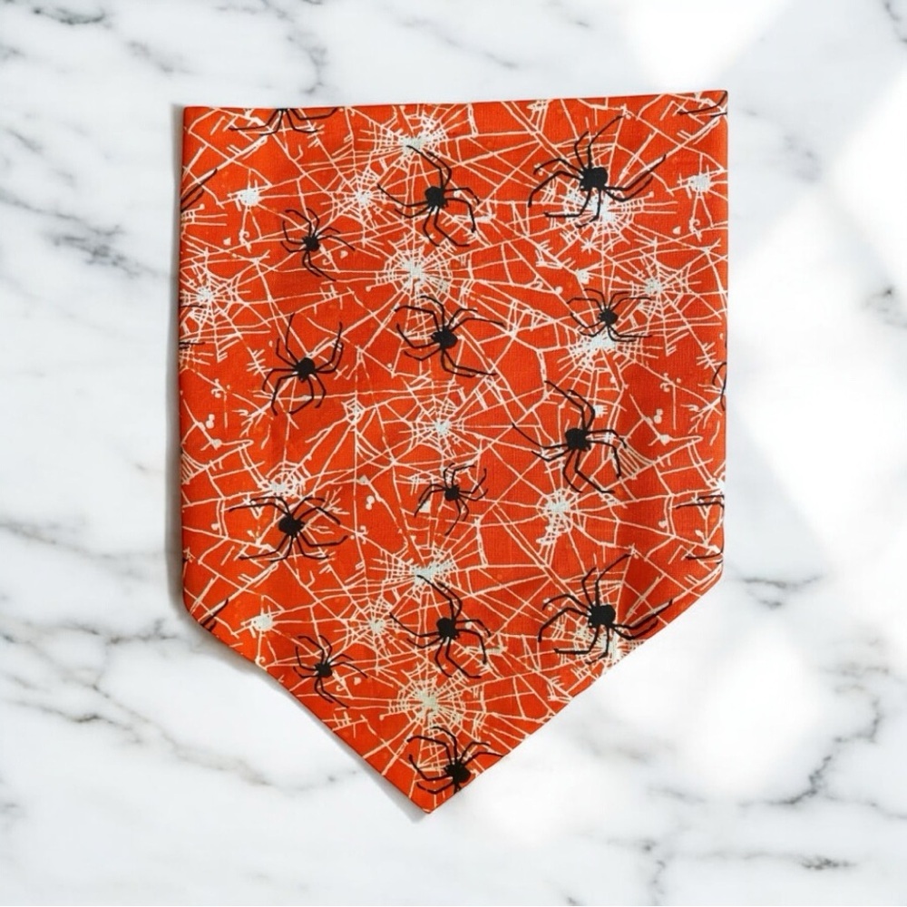 DOG Bandana - Spiders - Size L Large